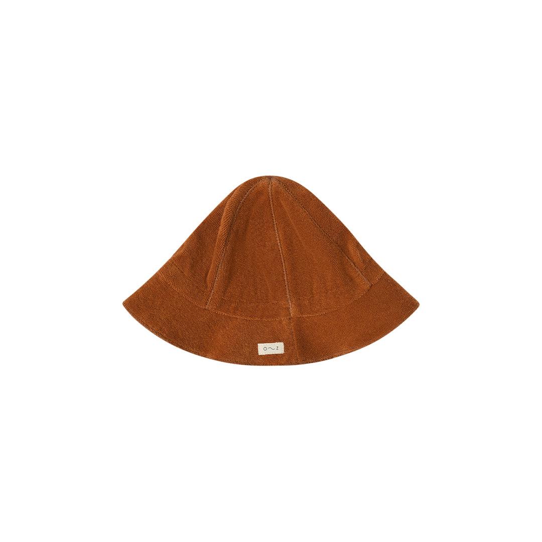 Organic Zoo Terry Sun Hat - Terracotta-Hats- | Natural Baby Shower