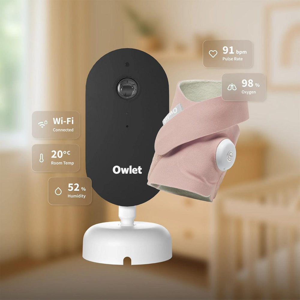 Owlet Dream Duo - Dusty Rose-Baby Monitors-Dusty Rose- | Natural Baby Shower