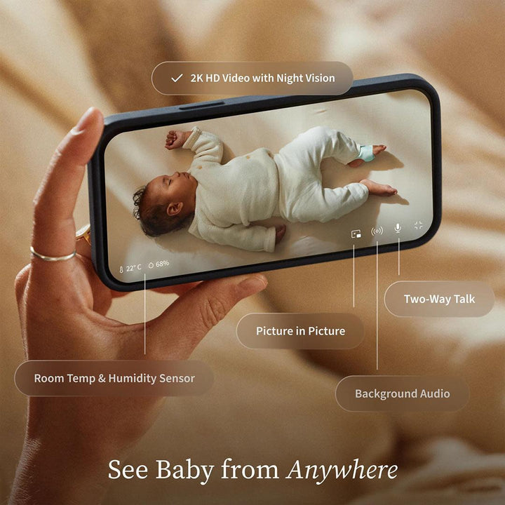 Owlet Dream Sight - White-Baby Monitors-White- | Natural Baby Shower