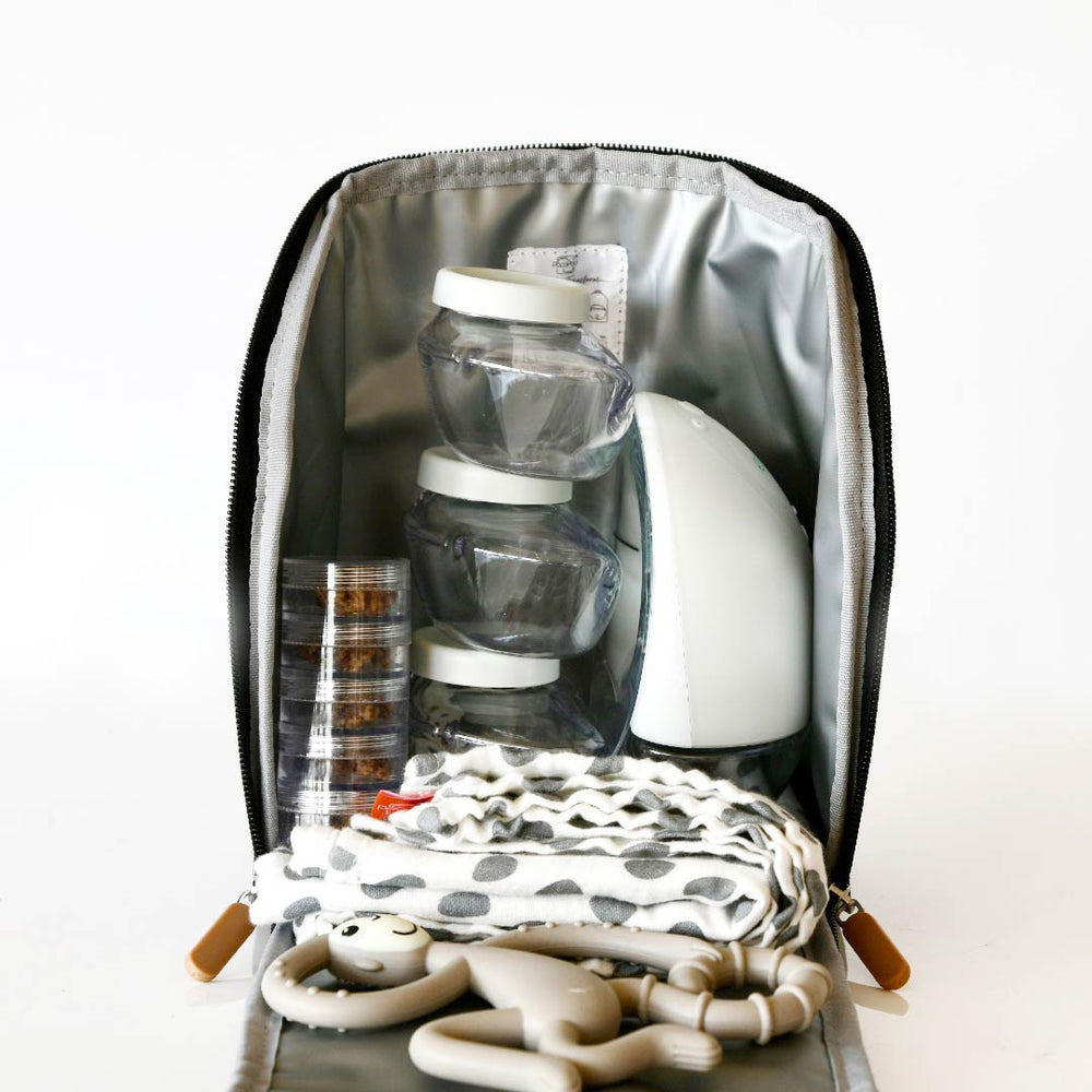 PacaPod Feeder Pod Lite - Dalmatian Pewter-Mini Bags- | Natural Baby Shower