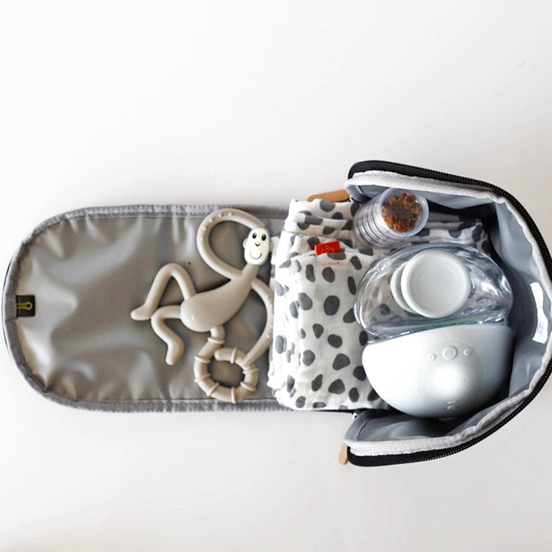 PacaPod Feeder Pod Lite - Raisin - Dalmatian-Mini Bags-Raisin/Dalmatian- | Natural Baby Shower