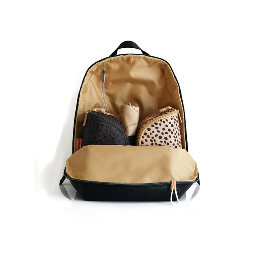 PacaPod Hartland Backpack Changing Bag - Ebony - Crocodile-Changing Bags-Ebony Crocodile- | Natural Baby Shower