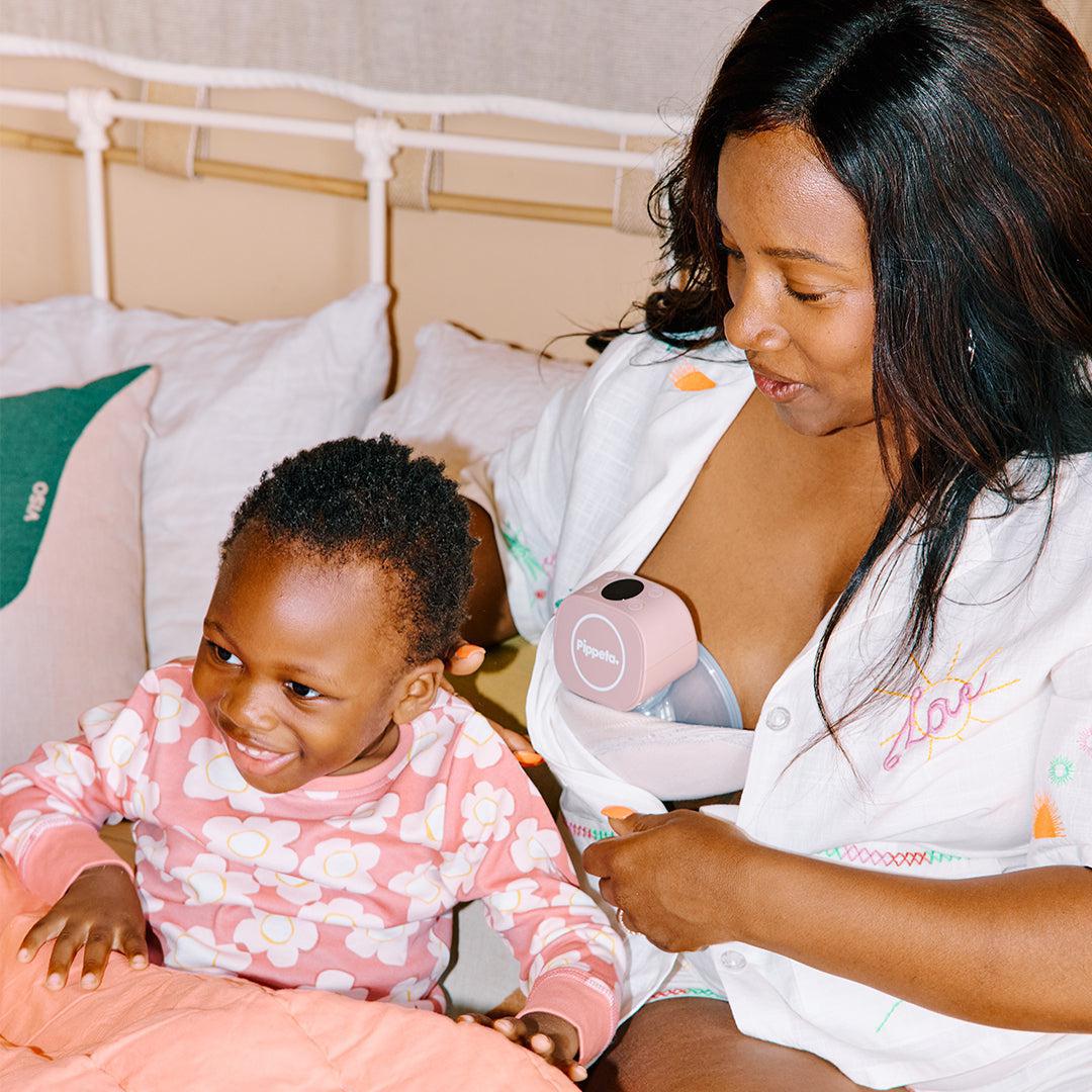 Pippeta Wearable Hands Free Breast Pump Ash Rose