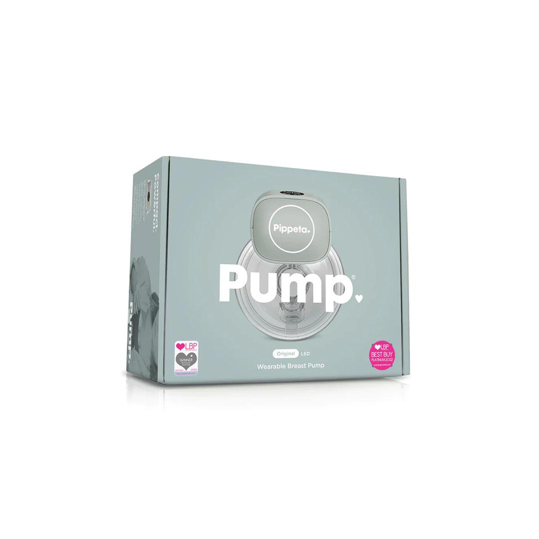 Pippeta LED Wearable Hands Free Breast Pump - 2 Pack - Sea Salt-Breast Pumps-Sea Salt- | Natural Baby Shower
