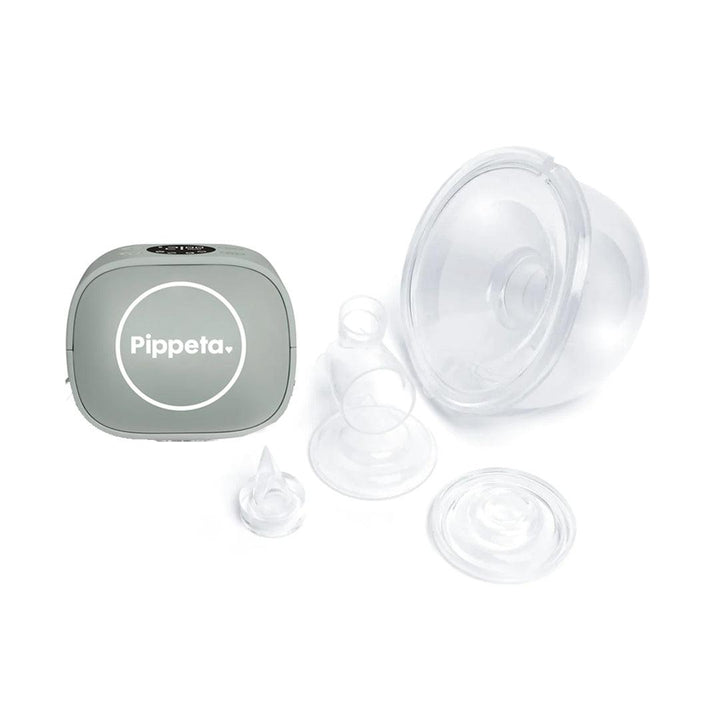 Pippeta LED Wearable Hands Free Breast Pump - 2 Pack - Sea Salt-Breast Pumps-Sea Salt- | Natural Baby Shower