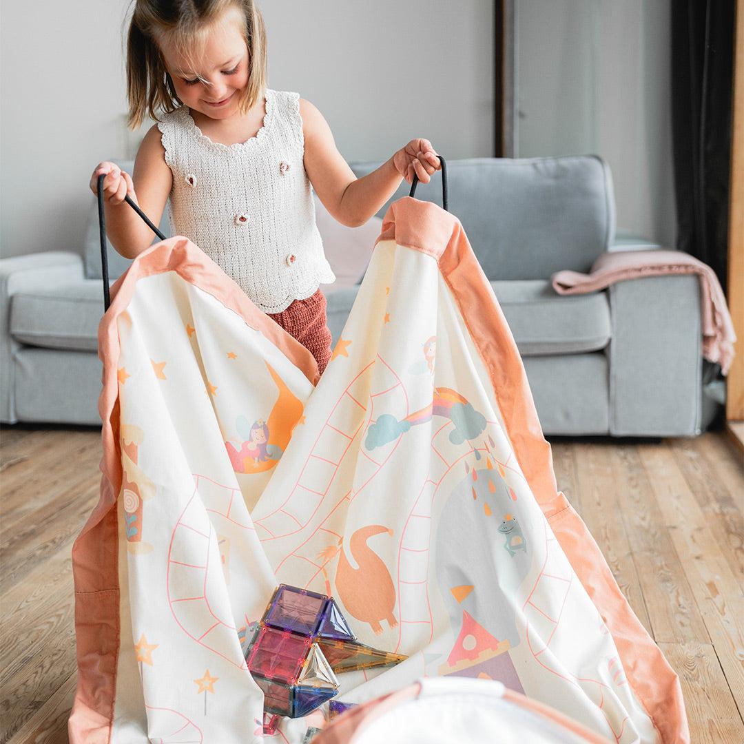 Play & Go Convertible Toy Storage Bag & Mat - Fairy World-Play Mats-Fairy World- | Natural Baby Shower