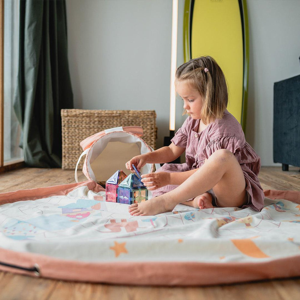 Play & Go Convertible Toy Storage Bag & Mat - Fairy World-Play Mats-Fairy World- | Natural Baby Shower