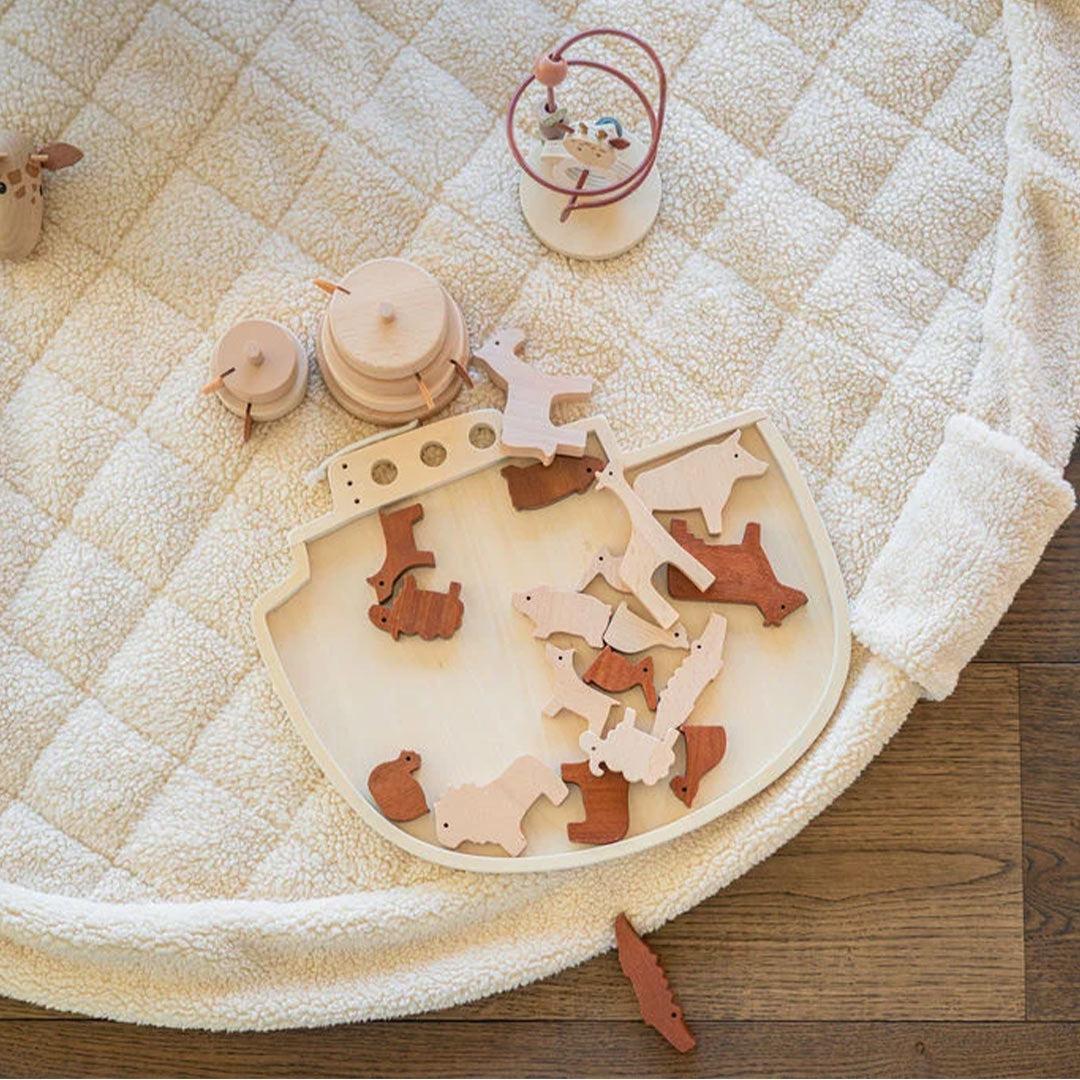 Play & Go Noomad Soft Play Mat - Oak Teddy-Play Mats-Oak Teddy-One Size | Natural Baby Shower