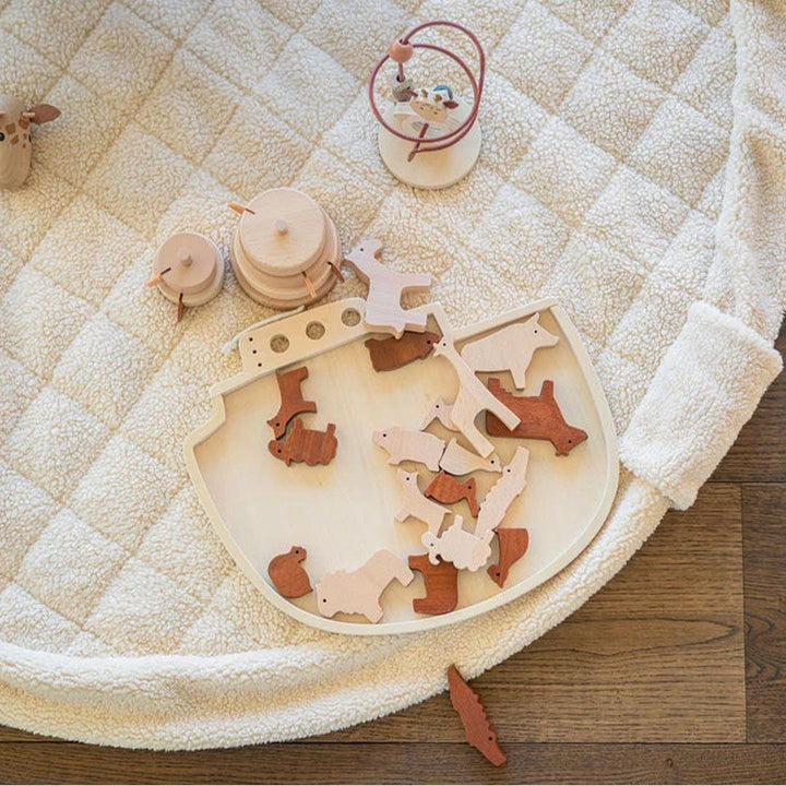 Play & Go Noomad Soft Play Mat - Oak Teddy-Play Mats-Oak Teddy-One Size | Natural Baby Shower