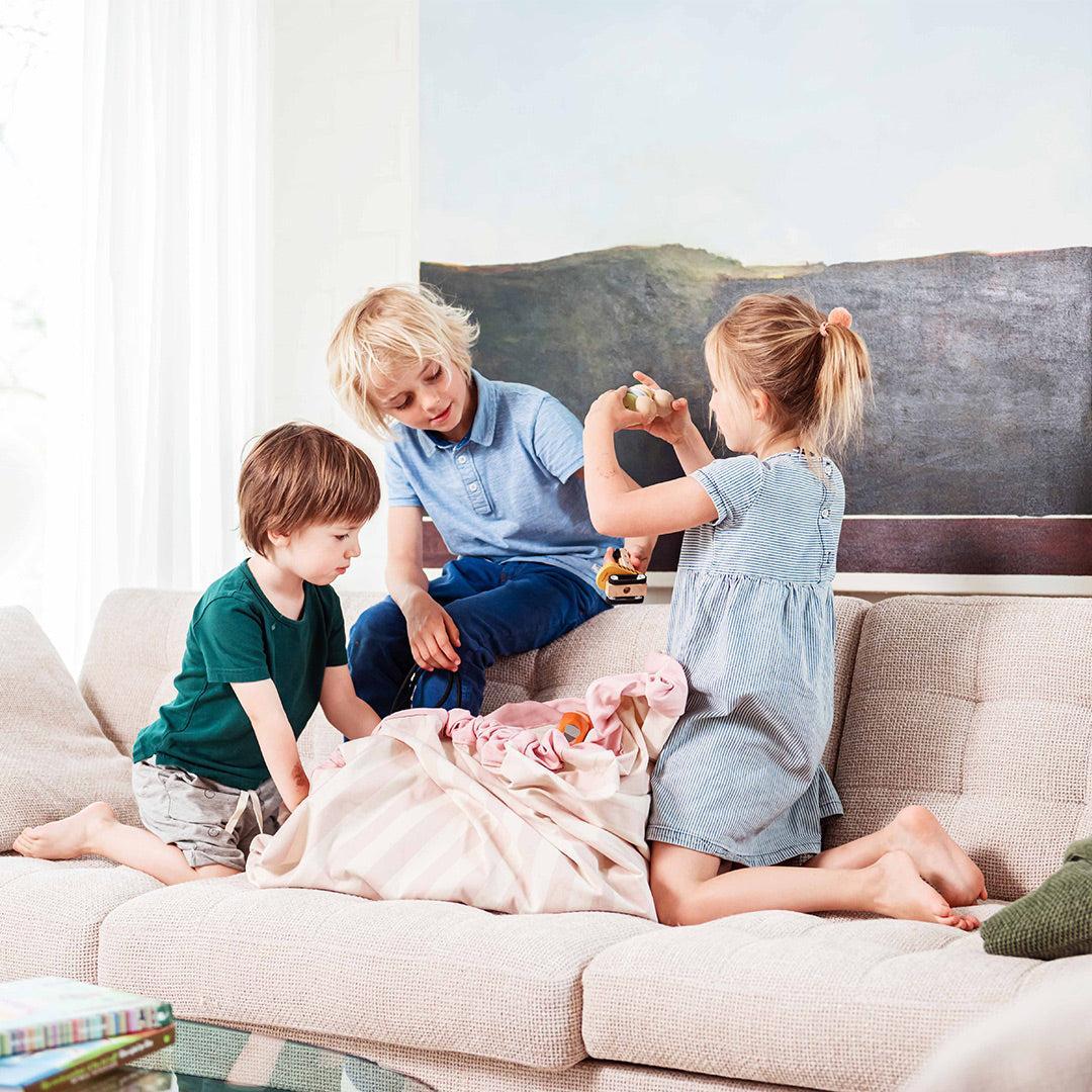 Play & Go Noomad Stripes Play Mat - Pink-Play Mats-Pink- | Natural Baby Shower