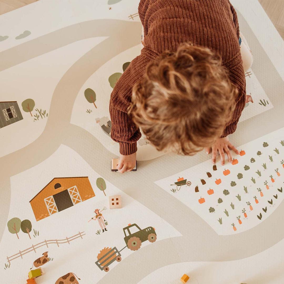 Play & Go Tiloo Puzzle Play Mat (small) - Farm-Play Mats-Farm- | Natural Baby Shower