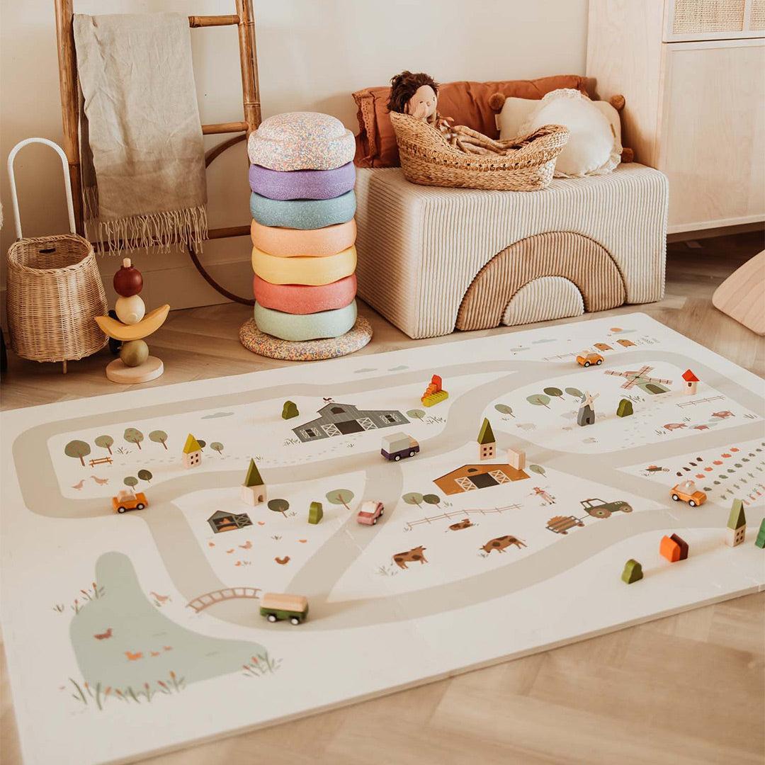 Play & Go Tiloo Puzzle Play Mat (small) - Farm-Play Mats-Farm- | Natural Baby Shower