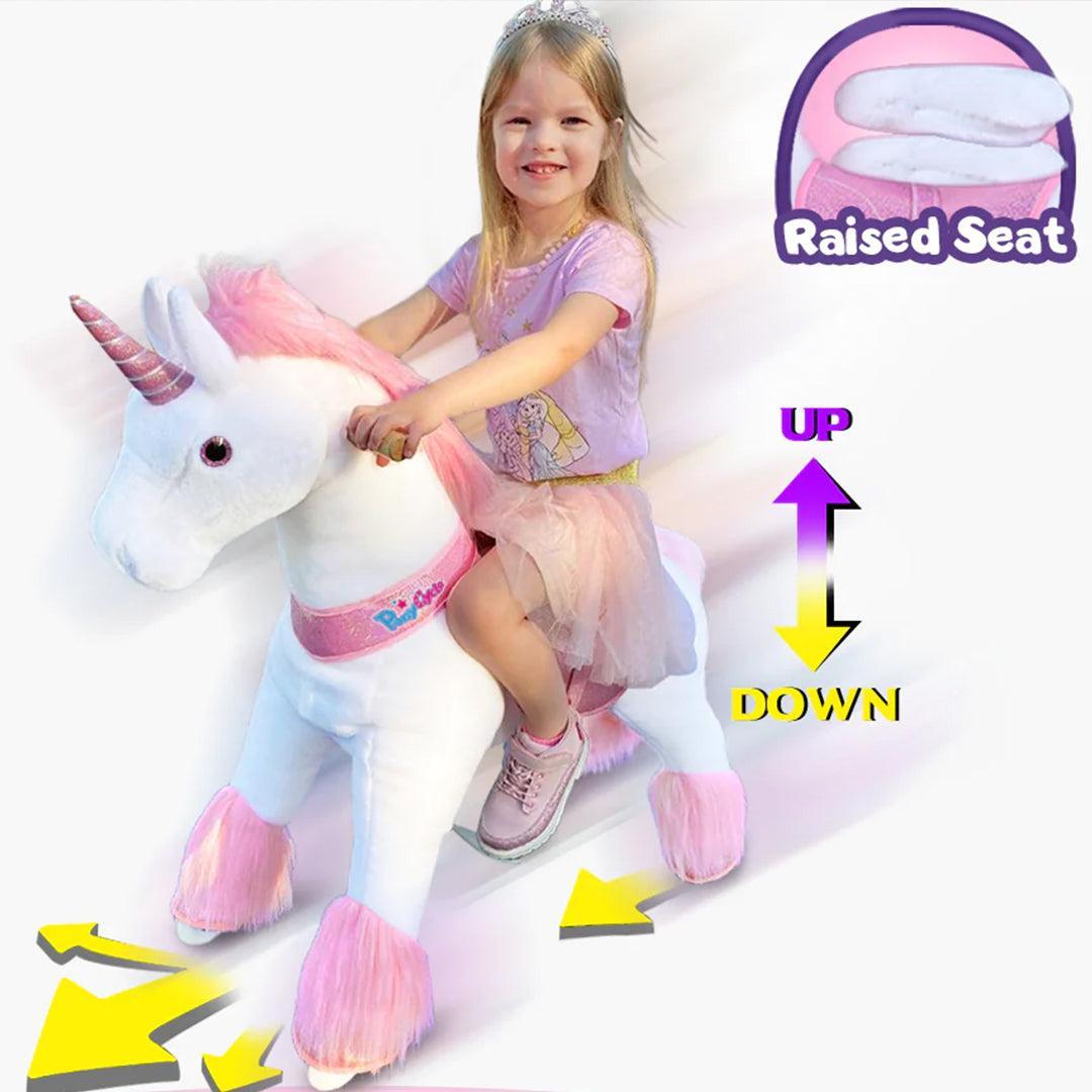 PonyCycle Ride on Pony Toy - Pink Unicorn-Ride-on Toys-Pink Unicorn-Age 3-5 | Natural Baby Shower