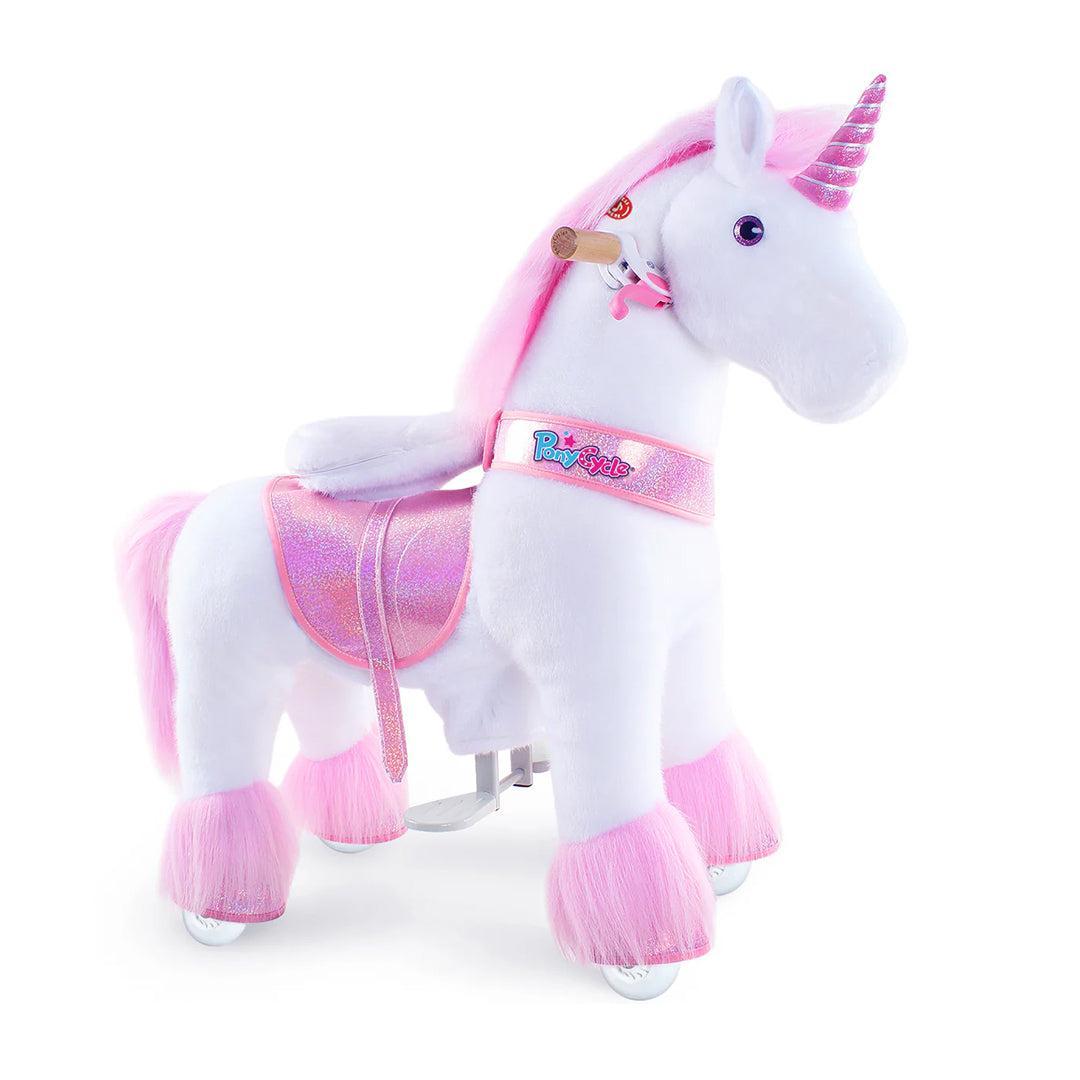 PonyCycle Ride on Pony Toy - Pink Unicorn-Ride-on Toys-Pink Unicorn-Age 3-5 | Natural Baby Shower