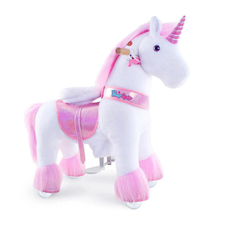 PonyCycle Ride on Pony Toy - Pink Unicorn-Ride-on Toys-Pink Unicorn-Age 3-5 | Natural Baby Shower