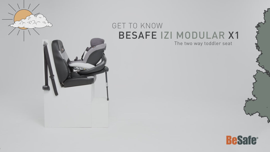 BeSafe iZi Modular X1 i-Size Car Seat - Fresh Black Cab