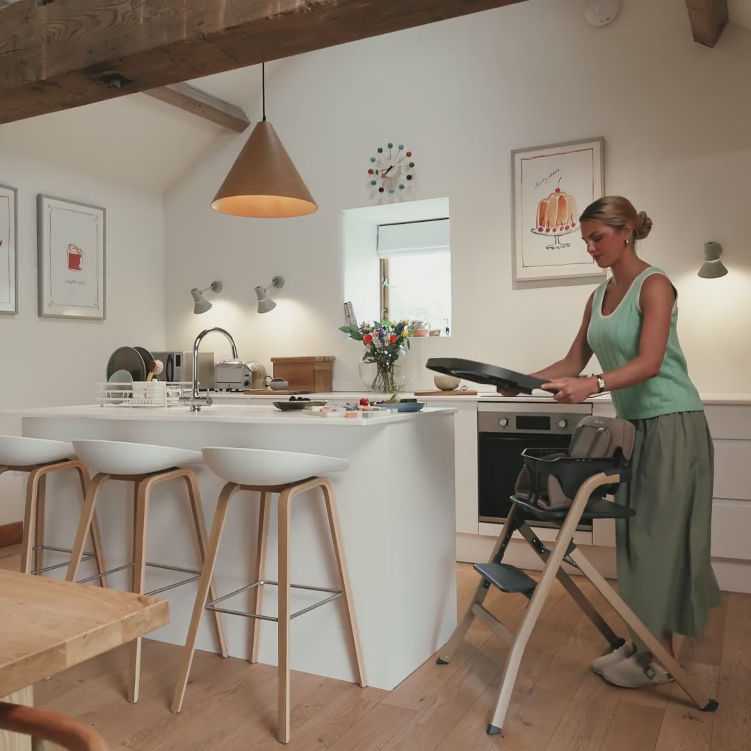 Silver Cross Nest & Nurture Highchair - Biscuit