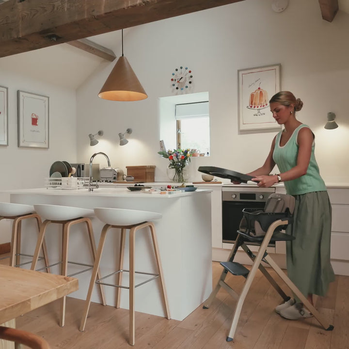 Silver Cross Nest & Nurture Highchair - Biscuit
