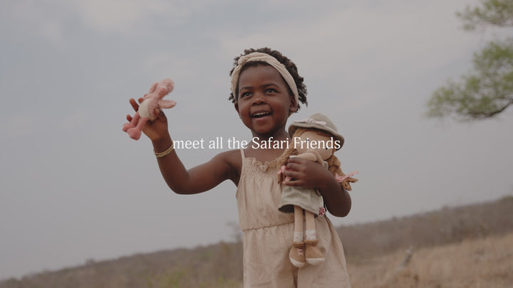 Little Dutch Cuddle Doll Ranger Rosa - Safari Friends