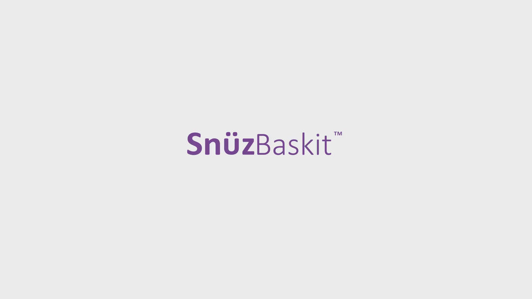 SnuzBaskit Moses Basket + Stand Set - Dove Grey/Light Grey