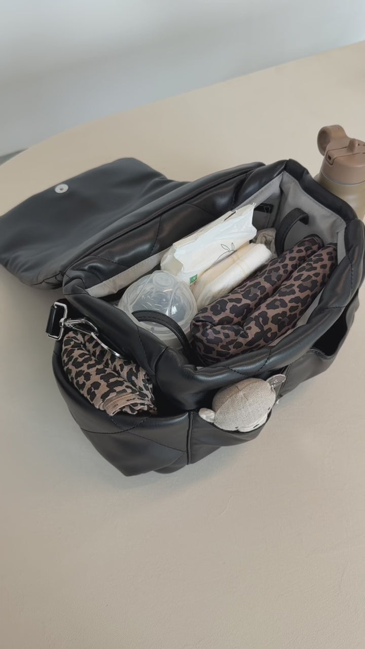 TIBA + MARL Nova Eco Compact Quilted Changing Bag - Oyster