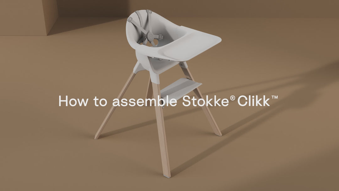 Stokke® Clikk™ Highchair - Black/Natural