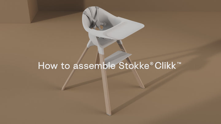 Stokke® Clikk™ Highchair - Black/Natural