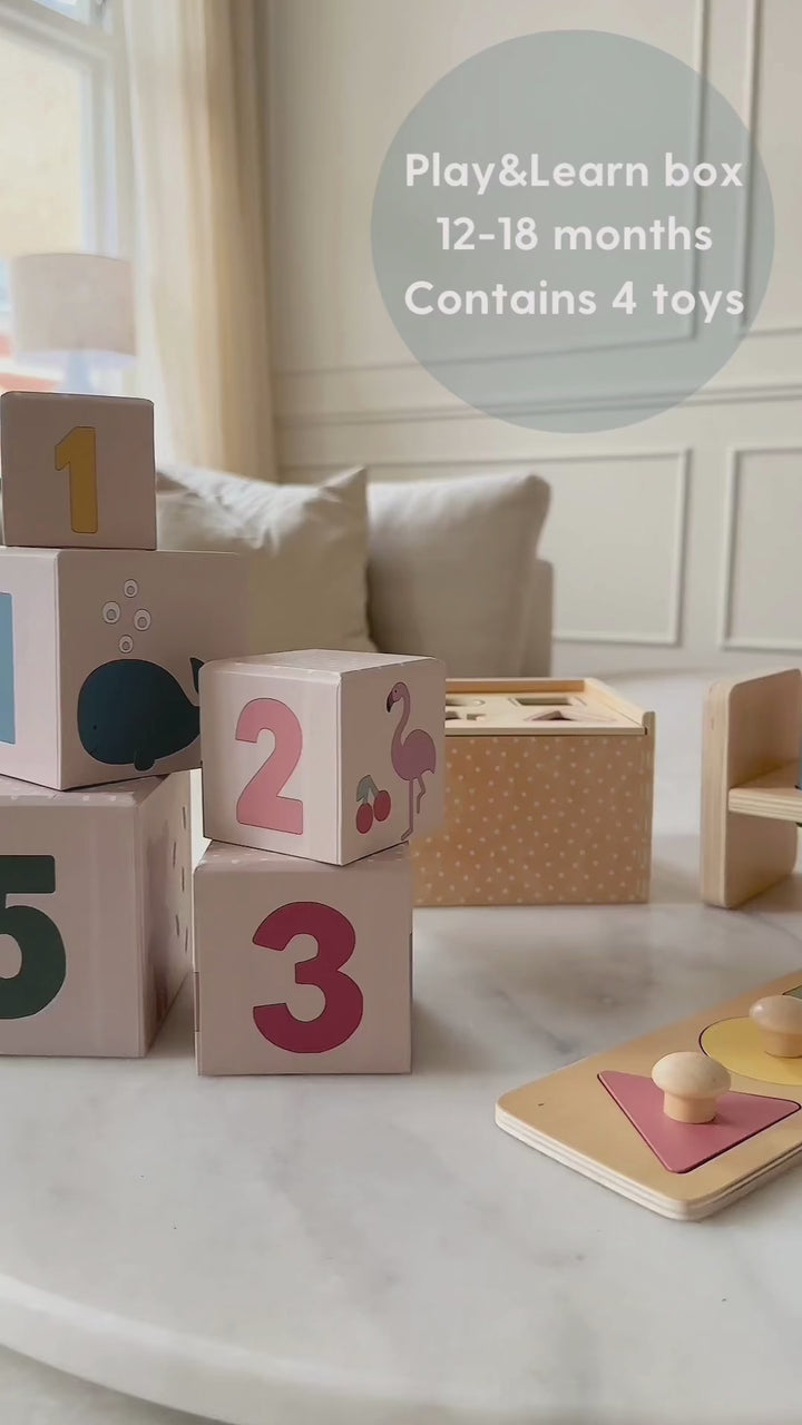 Jabadabado Play And Learn Box - 12-18 Months