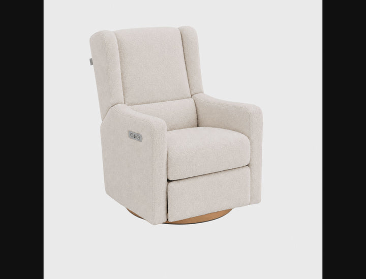 Gaia Baby Lyra Nursing Chair Electric Recliner - Biscuit