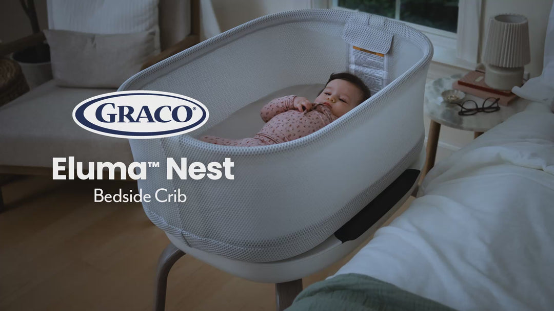 Graco Eluma™ Nest Bedside Crib - Luna