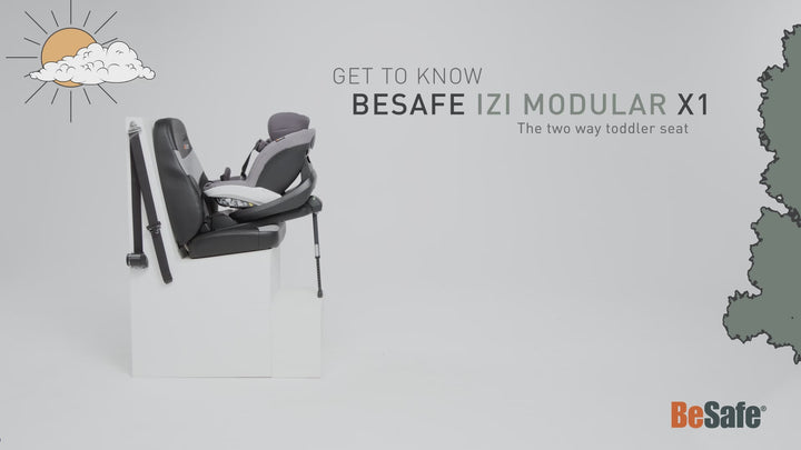BeSafe iZi Modular X1 i-Size Car Seat - Metallic Melange