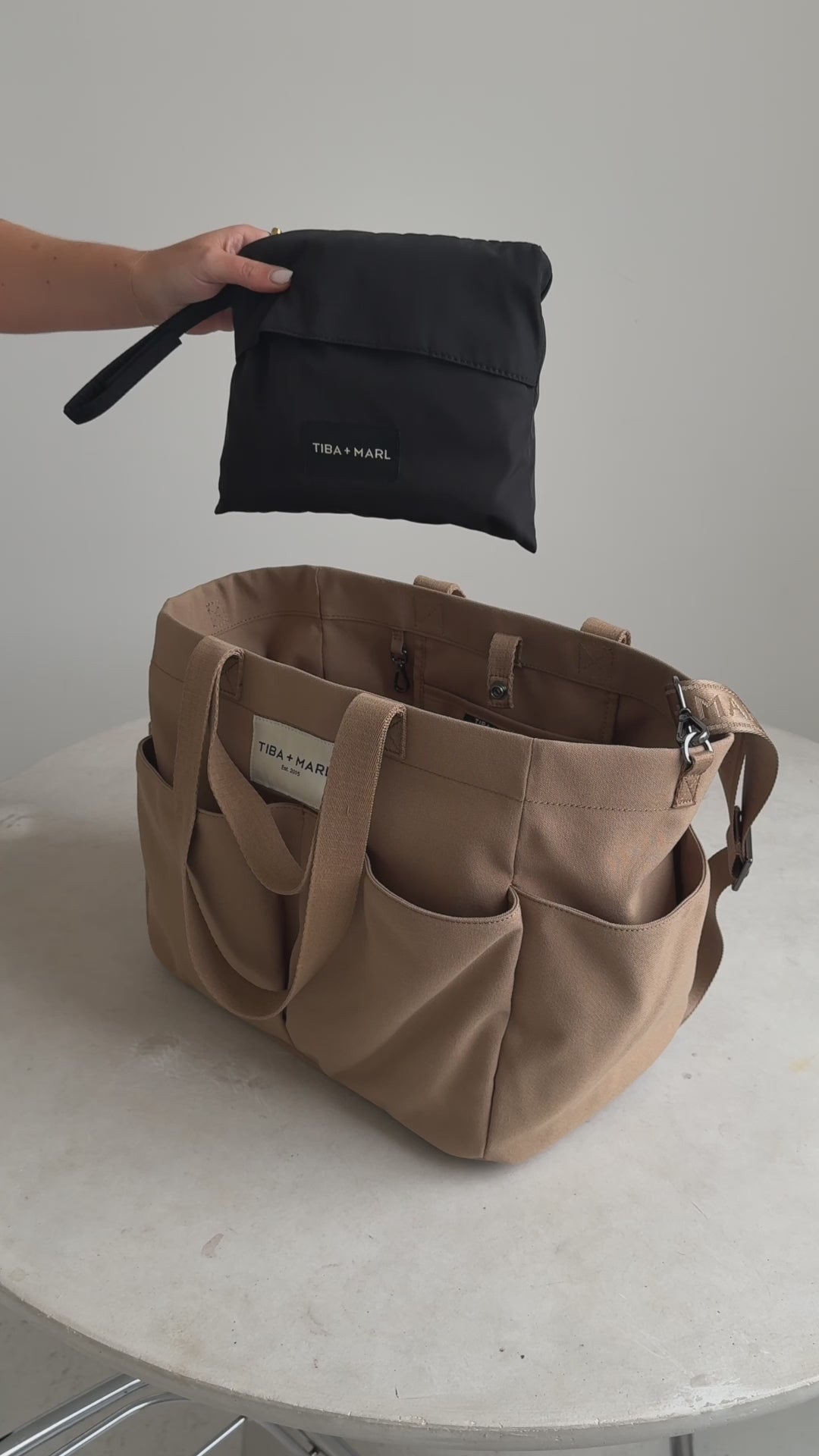 TIBA + MARL Canvas Pocket Tote - Desert