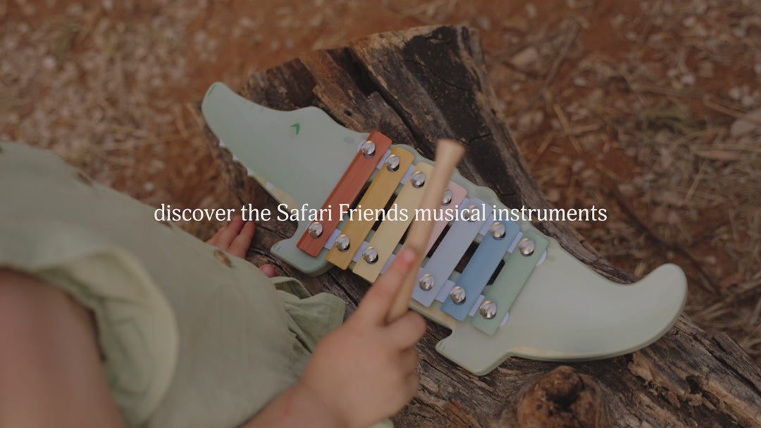 Little Dutch Crocodile Xylophone - Crocodile FSC - Safari Friends - Safari Friends