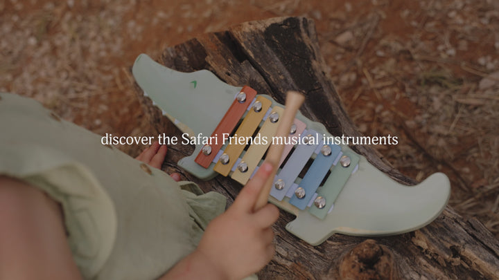 Little Dutch Crocodile Xylophone - Crocodile FSC - Safari Friends - Safari Friends