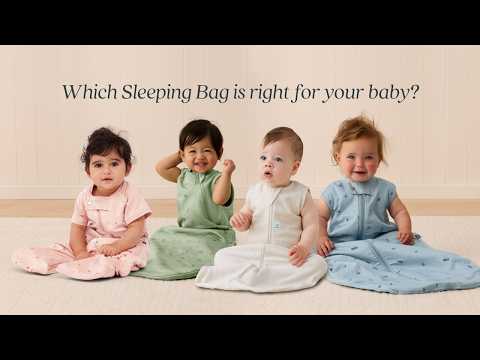 ergoPouch Organic All Year Sleeping Bag - Sage - 1.0 TOG
