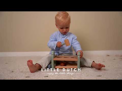 Little Dutch Pounding Bench With Rolling Balls - Little Farm