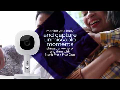 Nanit Pro Camera + Flex Stand Duo  - White