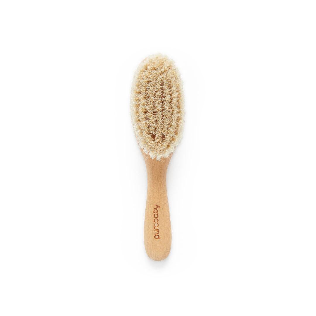 Purebaby Goat Hair Brush with Box-Hair Care- | Natural Baby Shower