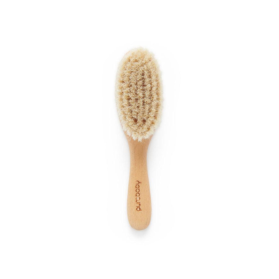 Purebaby Goat Hair Brush with Box-Hair Care- | Natural Baby Shower