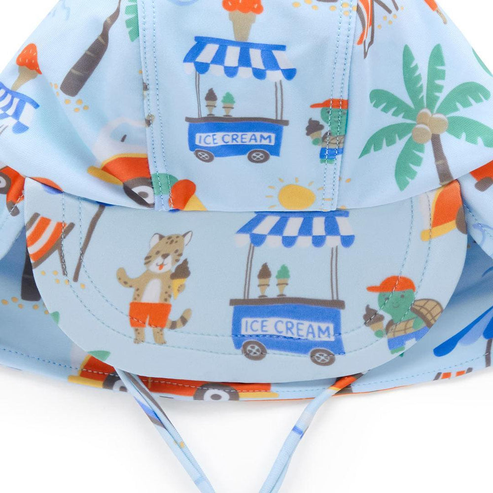 Purebaby Legionaires Swim Hat - Cancun Print-Hats-Cancun Print-S | Natural Baby Shower