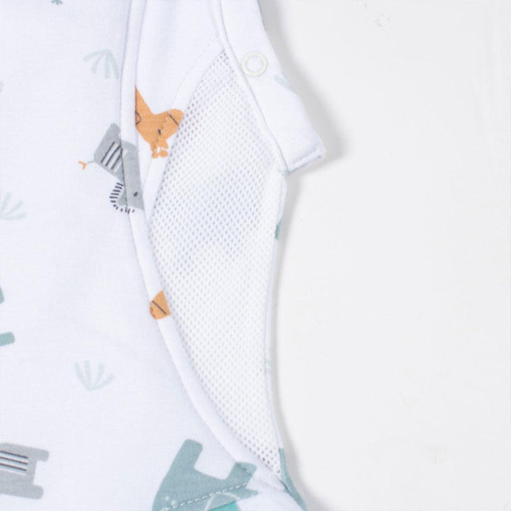 Purflo All Seasons Swaddle To Sleep Bag - 2.5 Tog - Animal Safari-Sleeping Bags-Animal Safari-0-4m | Natural Baby Shower