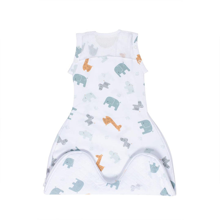 Purflo All Seasons Swaddle To Sleep Bag - 2.5 Tog - Animal Safari-Sleeping Bags-Animal Safari-0-4m | Natural Baby Shower