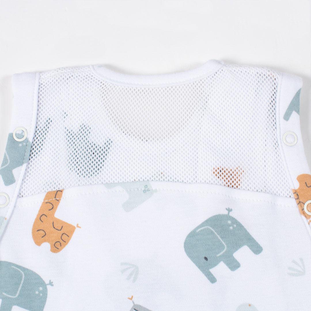 Purflo All Seasons Swaddle To Sleep Bag - 2.5 Tog - Animal Safari-Sleeping Bags-Animal Safari-0-4m | Natural Baby Shower
