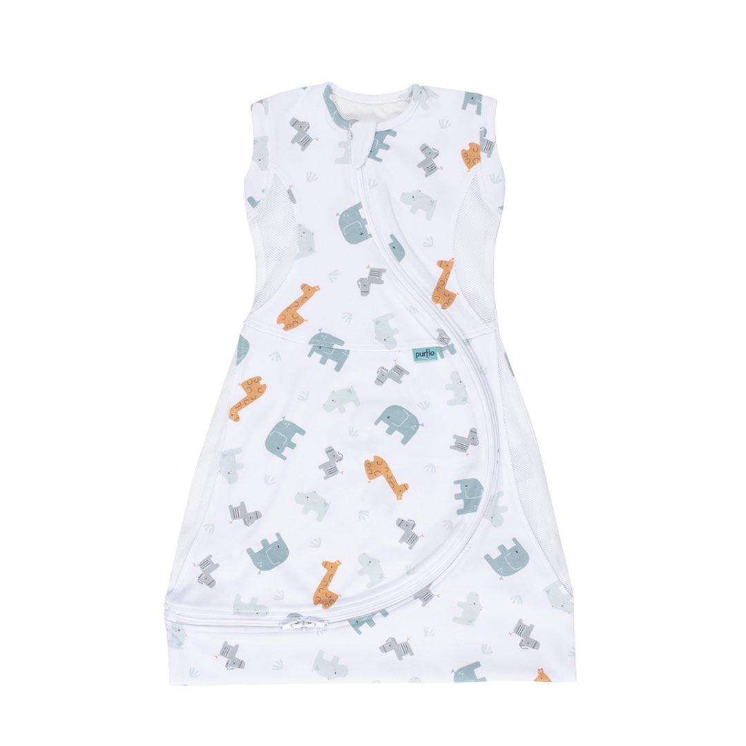 Purflo Cuddle To Sleep Bag - 0.5 Tog - Animal Safari-Sleeping Bags-Animal Safari-3-12m | Natural Baby Shower