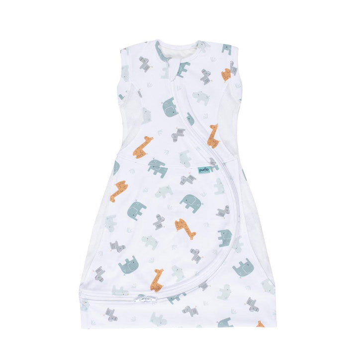 Purflo Cuddle To Sleep Bag - 0.5 Tog - Animal Safari-Sleeping Bags-Animal Safari-3-12m | Natural Baby Shower