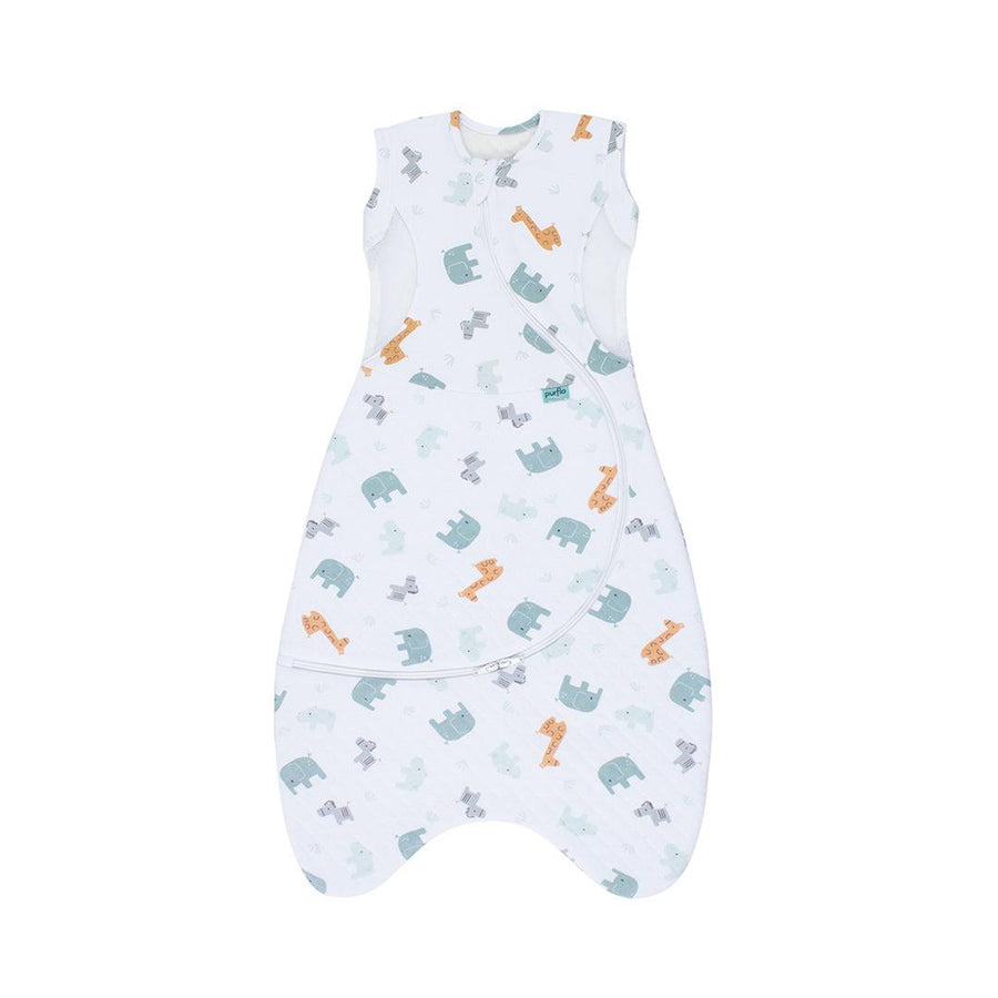 Purflo Cuddle To Sleep Bag - 2.5 Tog - Animal Safari-Sleeping Bags-Animal Safari-3-12m | Natural Baby Shower