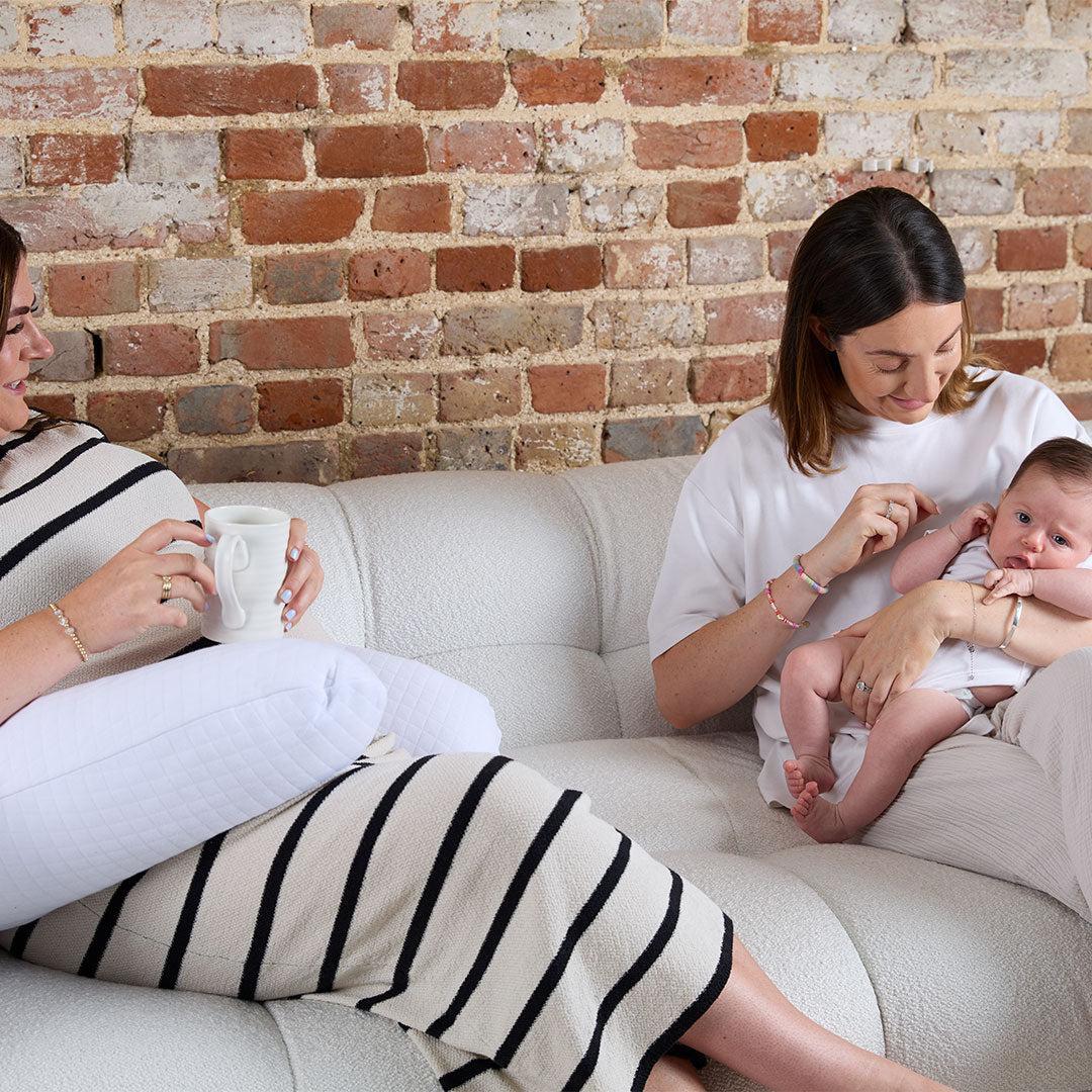 Purflo Breathe Pregnancy Pillow - Luxe White-Pregnancy Pillows-Luxe White-One Size | Natural Baby Shower