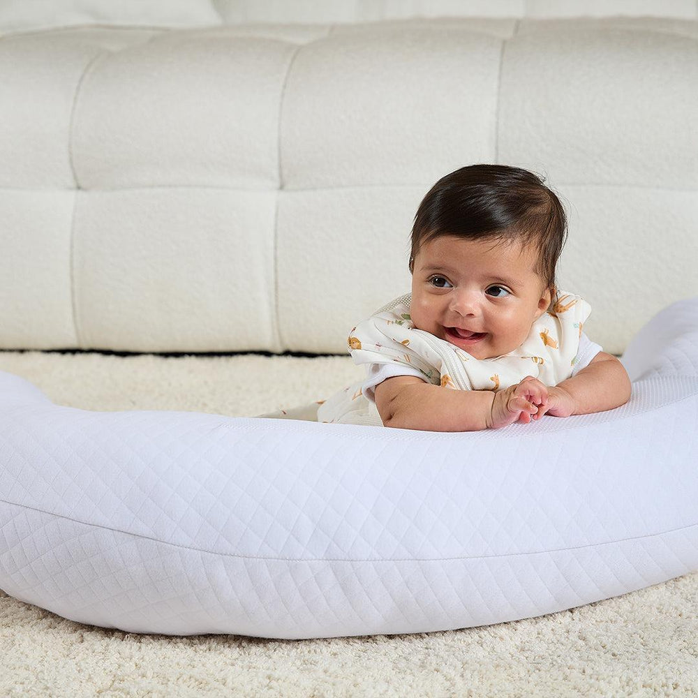 Purflo Breathe Pregnancy Pillow - Luxe White-Pregnancy Pillows-Luxe White-One Size | Natural Baby Shower