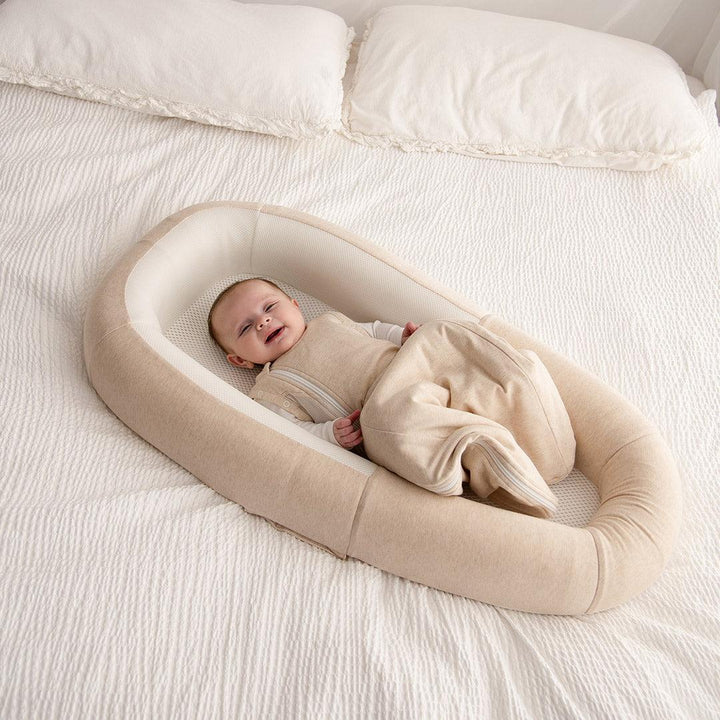 Purflo Sleep Tight Baby Bed - Sand-Sleep Positioners + Pods-Sand- | Natural Baby Shower