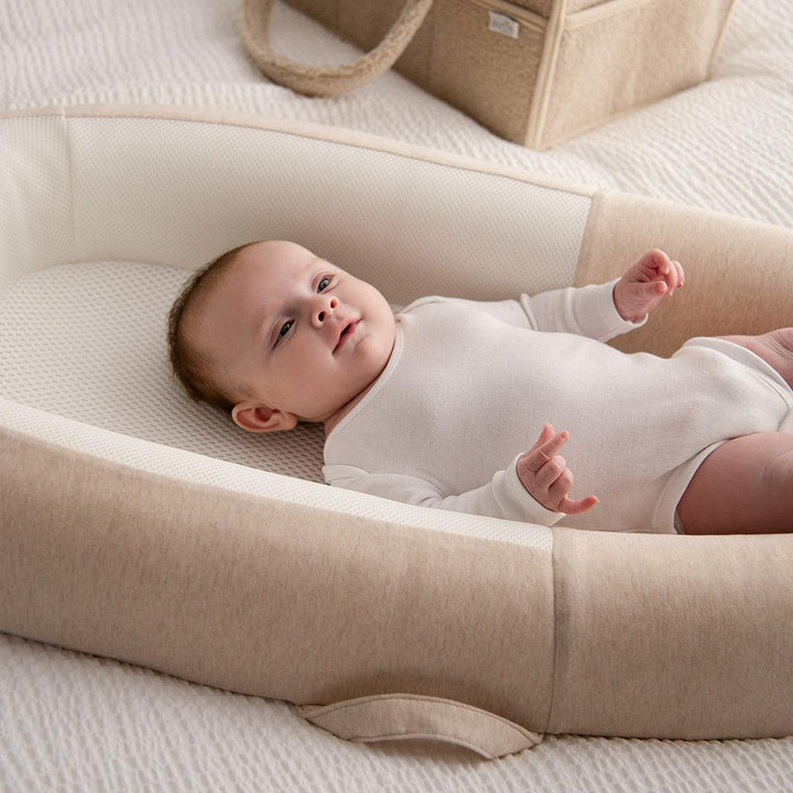 Purflo Sleep Tight Baby Bed - Sand-Sleep Positioners + Pods-Sand- | Natural Baby Shower